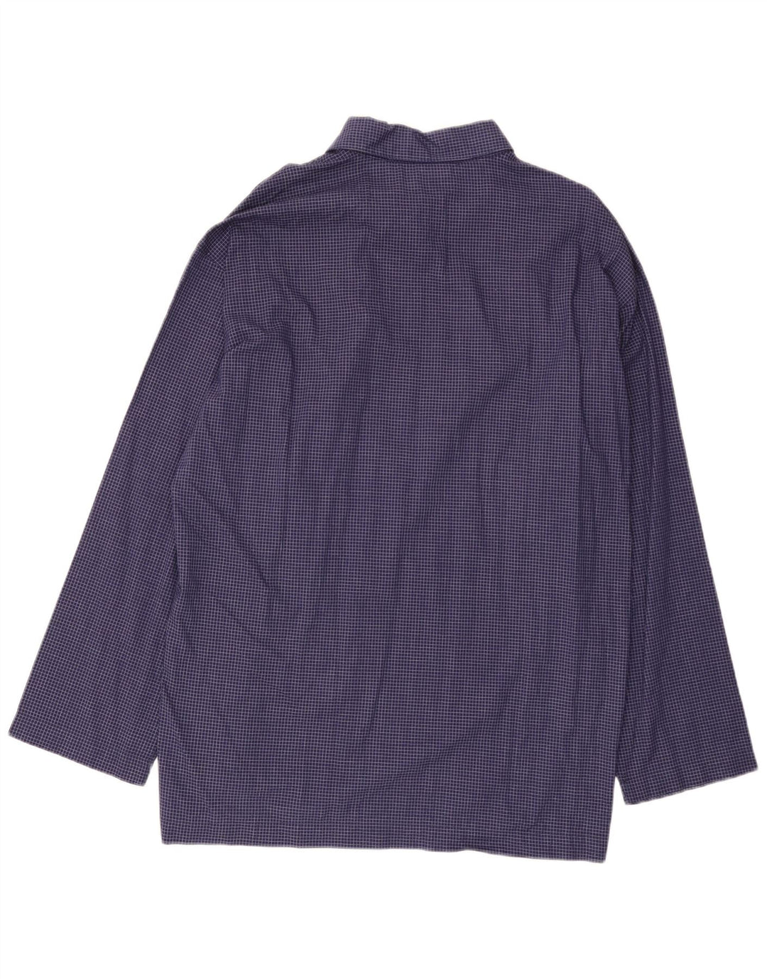 Fila Herrenhemd, groß, marineblau, Gingham-Baumwolle