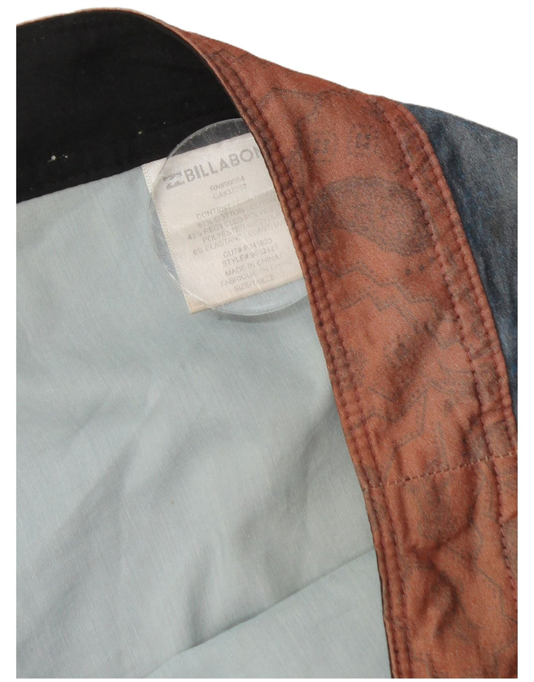 Billabong Herren-Badeshorts aus mittelblauer Baumwolle