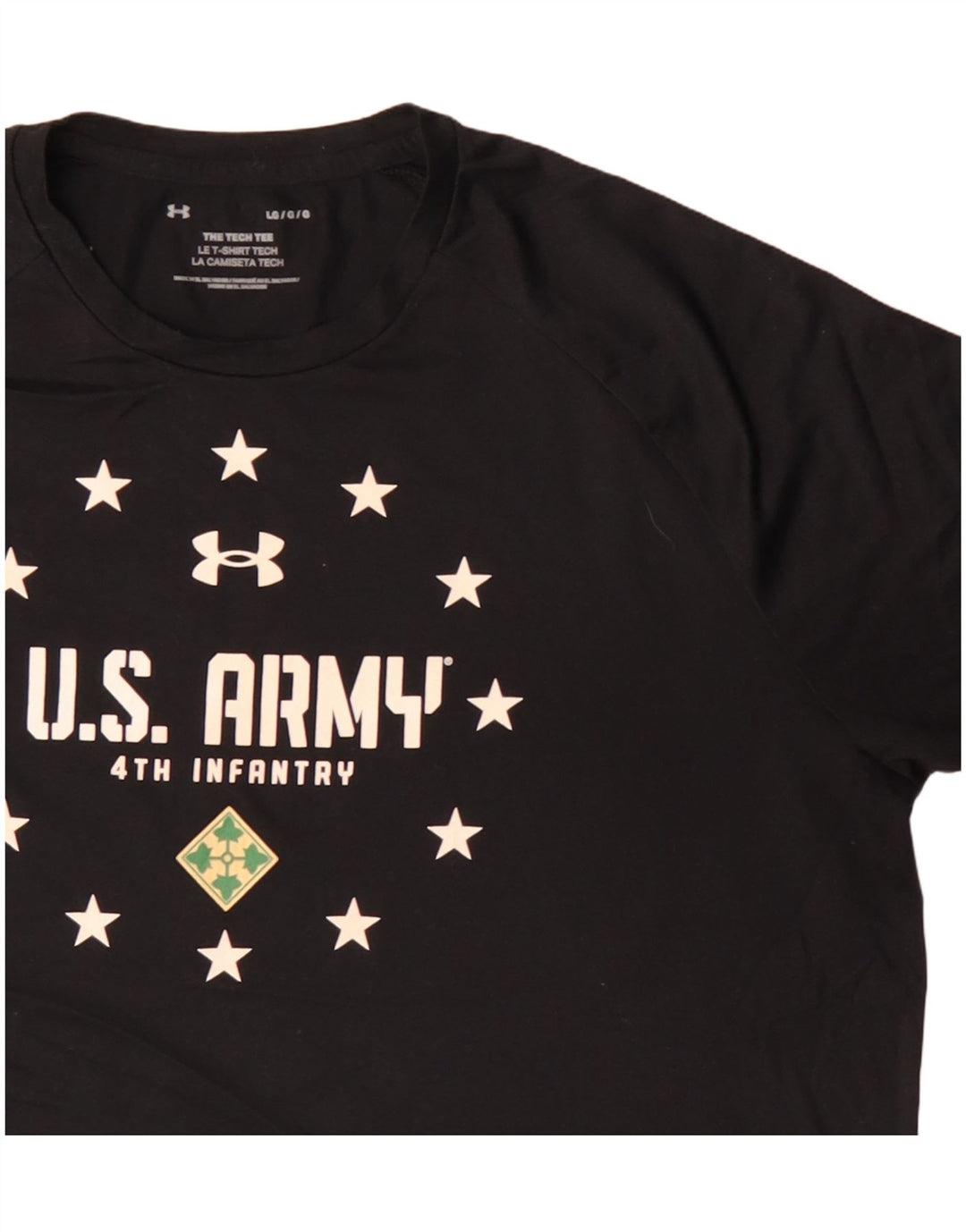 Under Armour Herren U.S. Army Graphic T-Shirt Top Large Schwarz