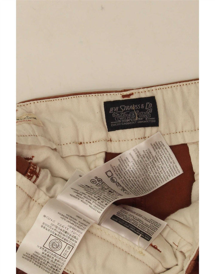 Levi's Herren Chinoshorts W29 mittelbraune Baumwolle