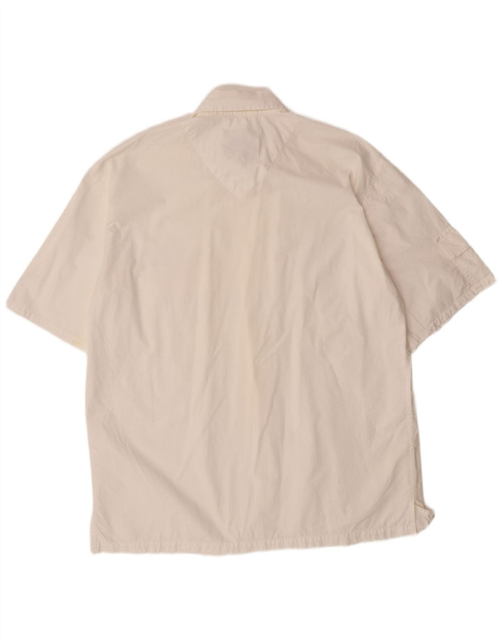 Murphy & Nye Herren Kurzarmhemd 2XL Off White