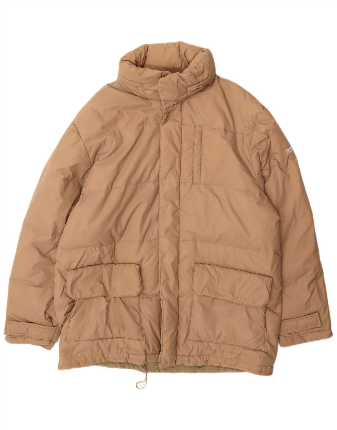 Invicta Herren gepolsterter Mantel UK 38 Medium Beige Polyamid