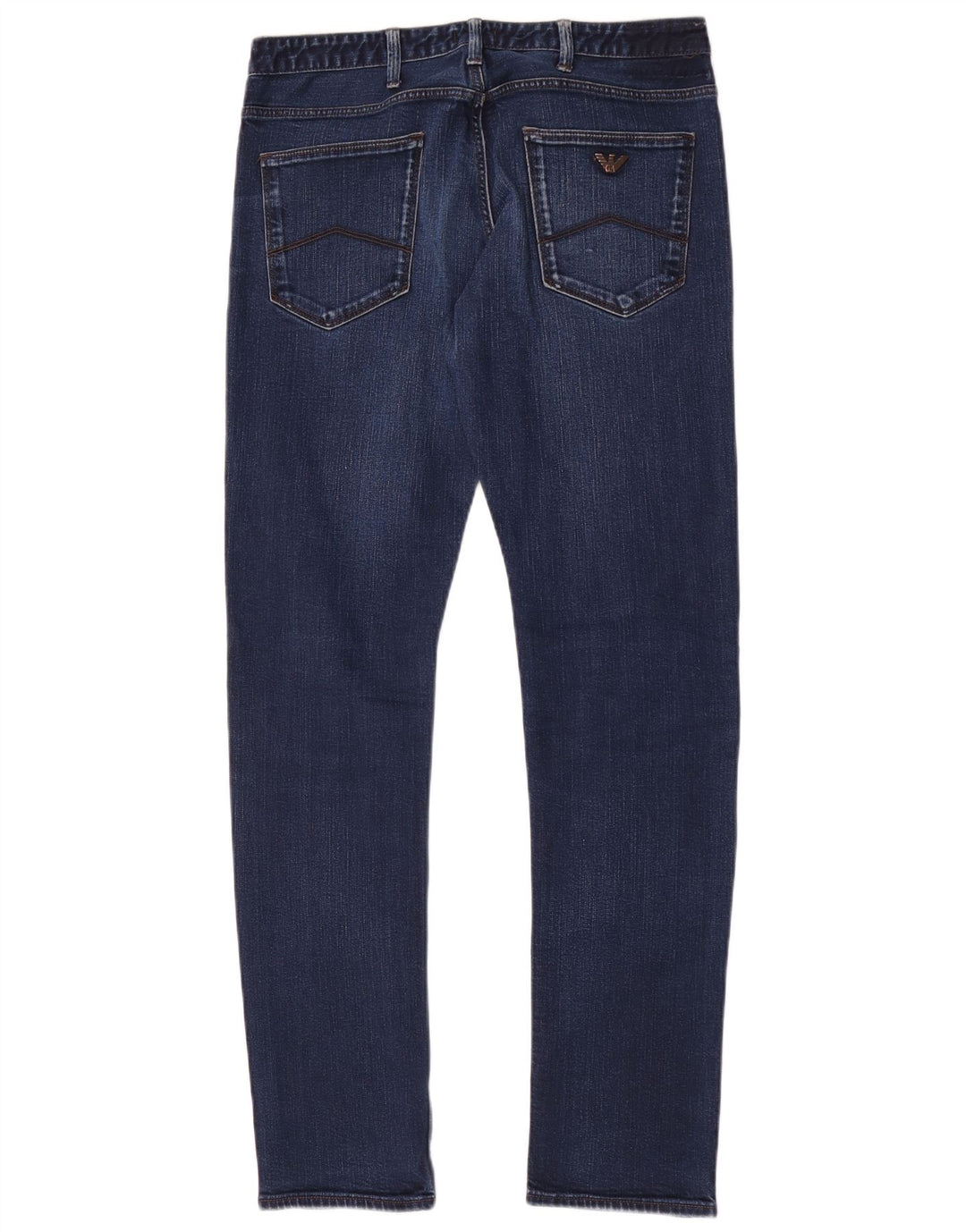 Armani Herren Slim Jeans W32 L32 Marineblaue Baumwolle