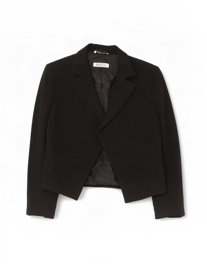 Marella Damen Bolerojacke UK 12 Mittelschwarzes Polyester
