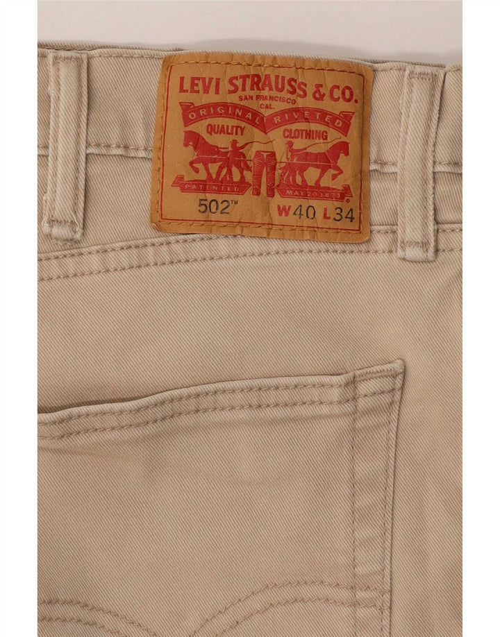 Levi's Herren 502 Tapered Jeans W40 L27 Beige
