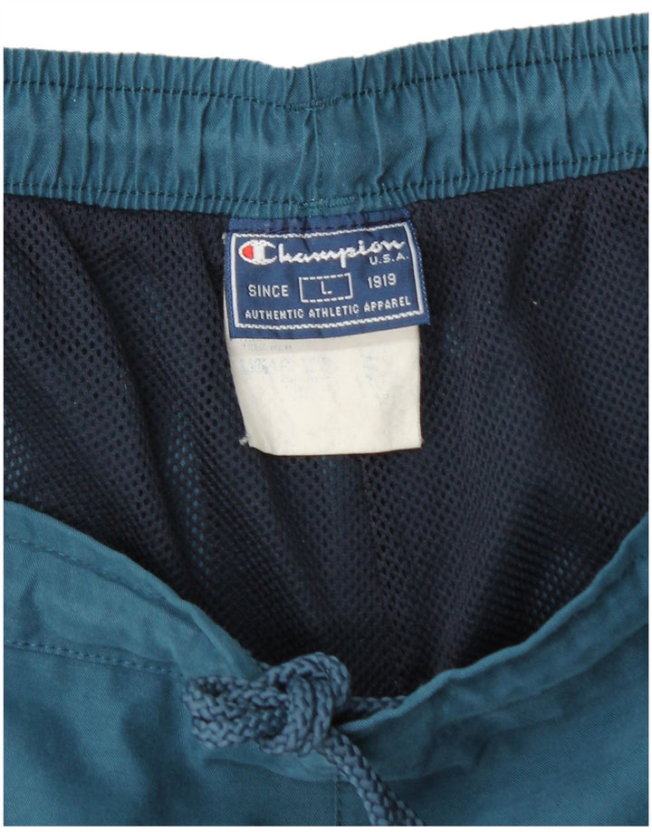 Champion Herren-Trainingshose, Größe L, Blau