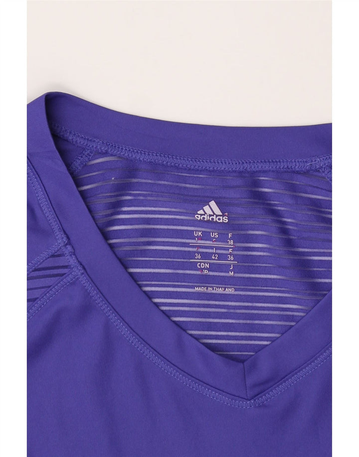 ADIDAS Womens Top Long Sleeve UK 10 Small  Purple Polyester Vintage Adidas and Second-Hand Adidas from Messina Hembry 