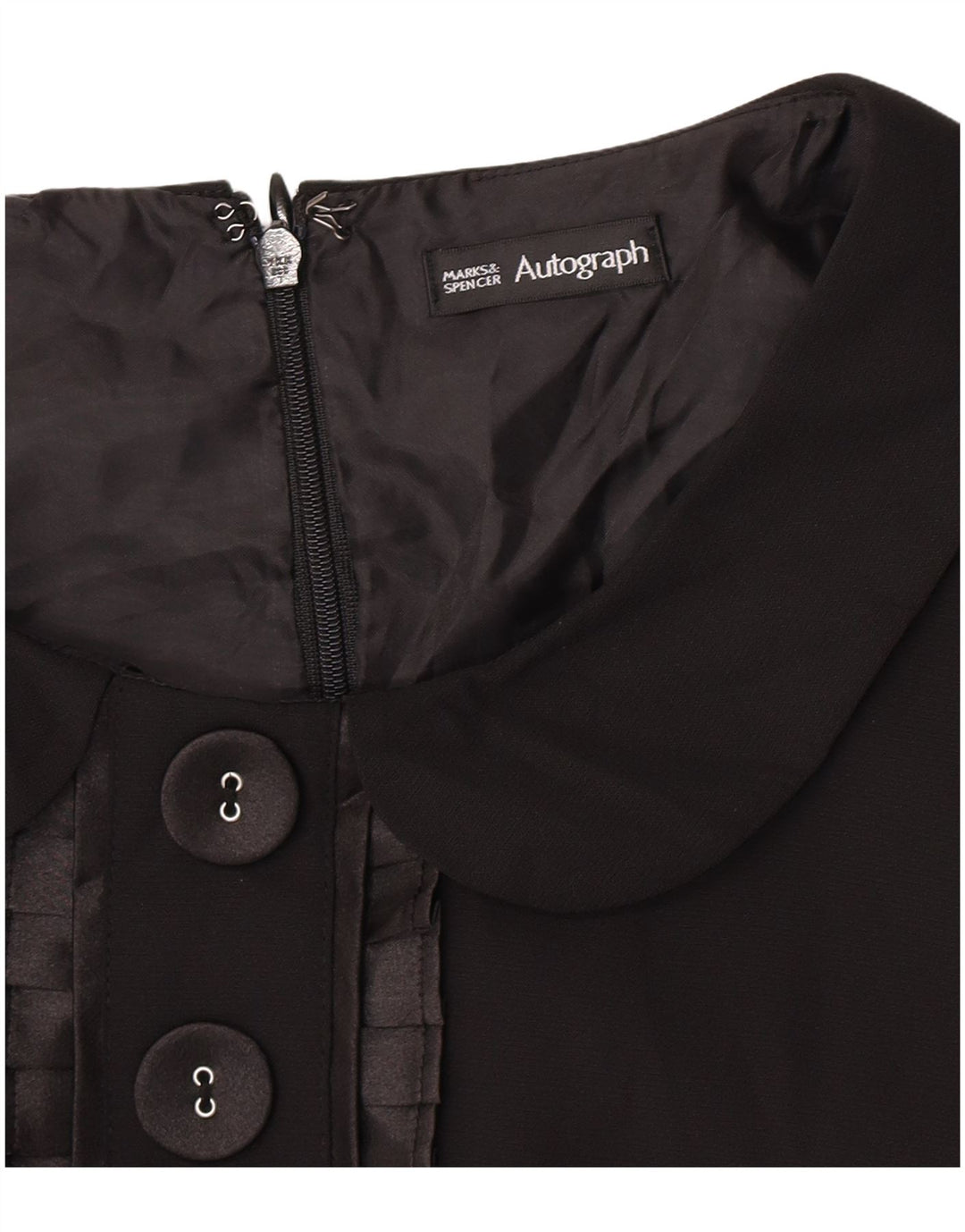 Marks & Spencer Damen Autograph Etuikleid UK 14 Medium Schwarz
