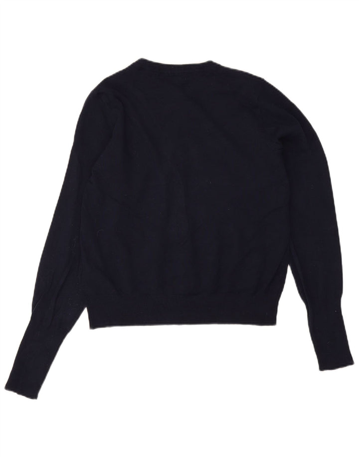 Marks & Spencer Damen-Cardigan-Pullover UK 12 Mittelmarineblaue Viskose