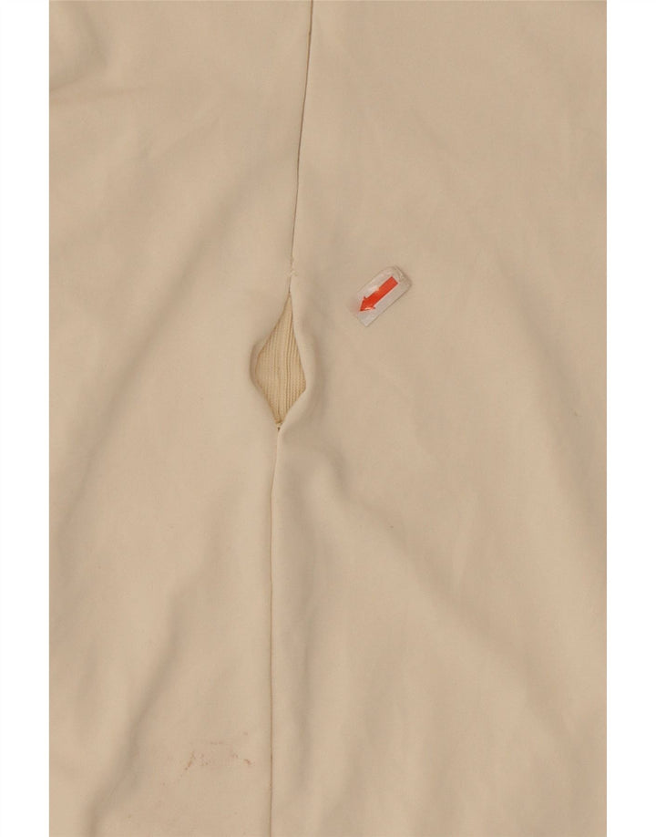 Zara Damen Ärmelloses Etuikleid UK 12 Mittelweißes Polyester