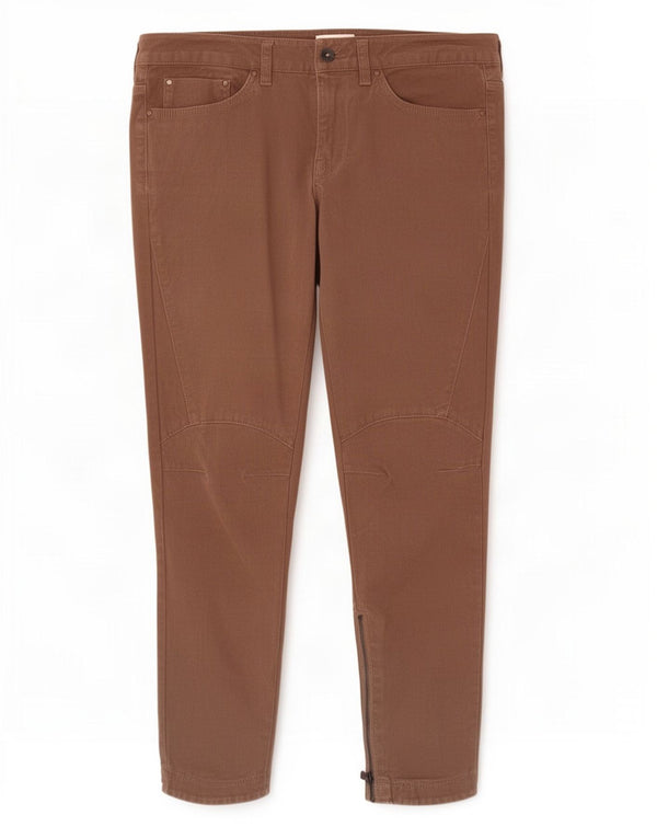 Diesel Damen Slim Casual Hose W28 L27 Braune Baumwolle