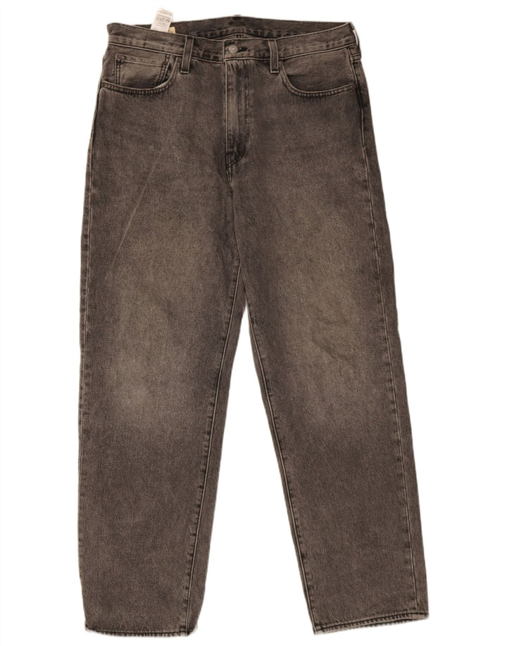 Levi's Herren-Jeans, locker, W33, L32, graue Baumwolle