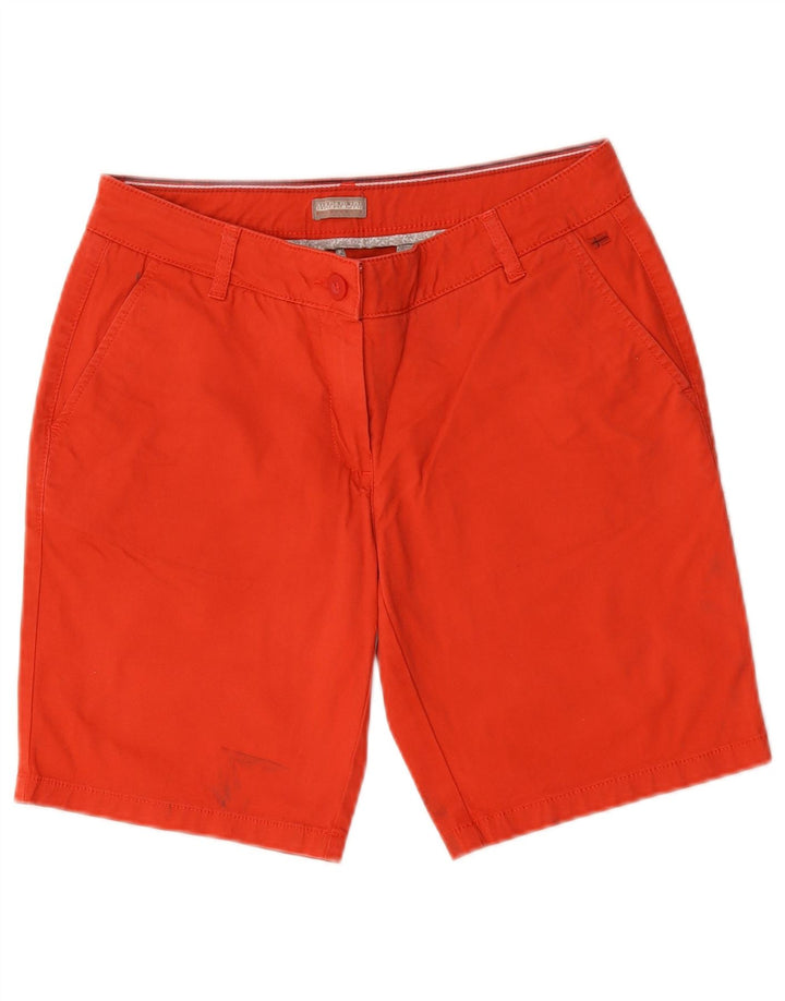 Napapijri Damen Geographic Chino Shorts W30 Mittelrotes Polyester