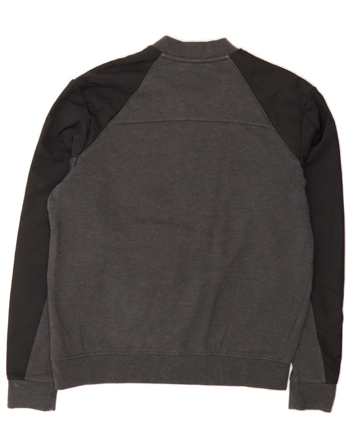 MARKS & SPENCER Mens Tracksuit Top Jacket Medium Black Colourblock Vintage Marks & Spencer and Second-Hand Marks & Spencer from Messina Hembry 