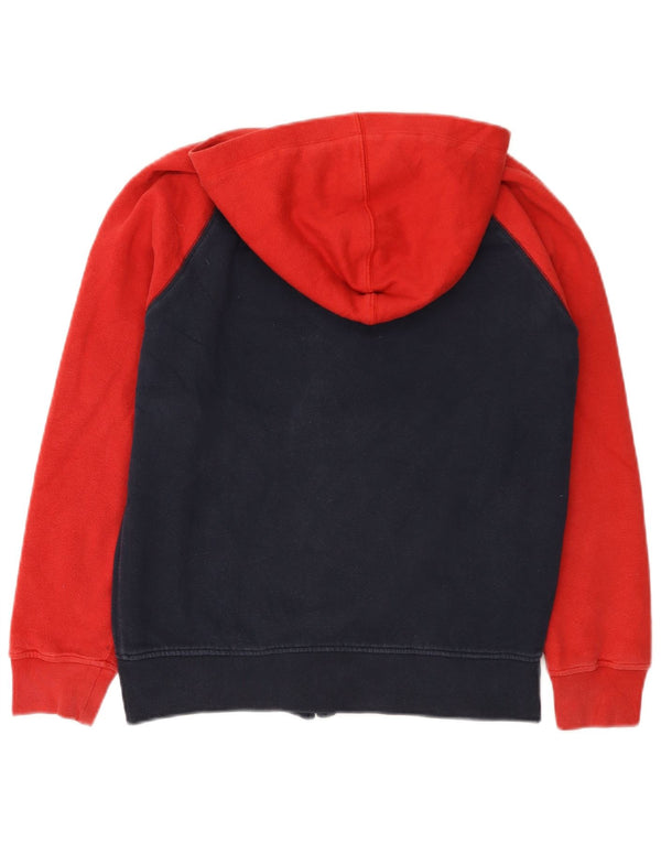 Gap Mädchen-Kapuzenpullover mit grafischem Reißverschluss, 13–14 Jahre, 2XL, Marineblau, Farbblock