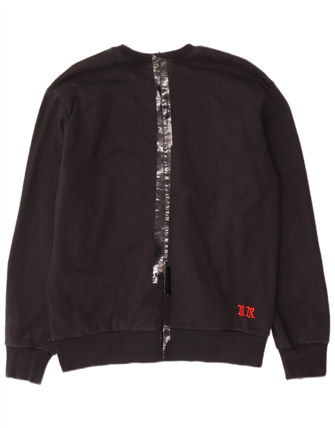 Diesel Jungen-Sweatshirt mit Grafik, 15–16 Jahre, schwarze Baumwolle