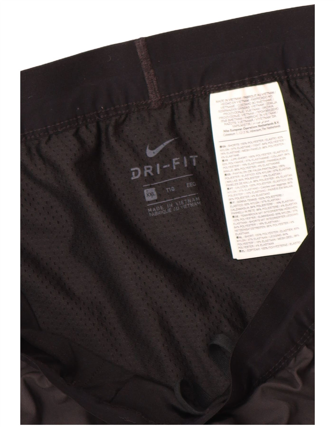 Nike Damen Dri Fit Sport Shorts UK 20 2XL Grau Polyester