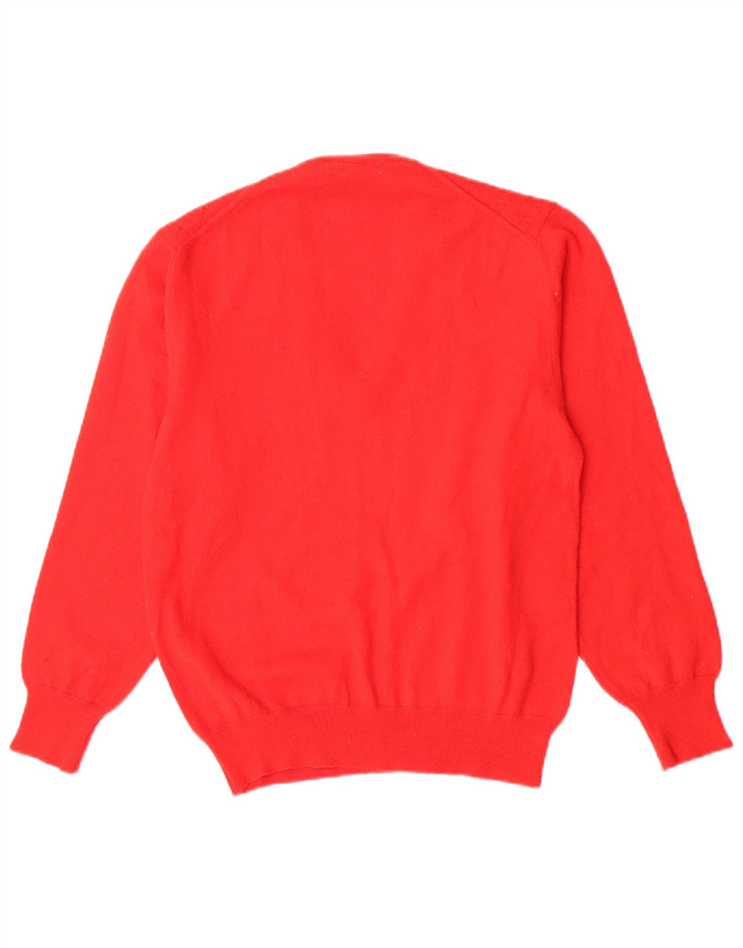 Mapier Damen-Pullover mit V-Ausschnitt, UK 14, mittelrote Wolle