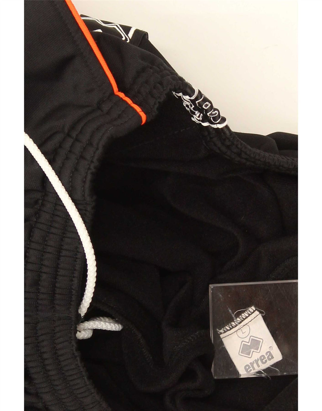 Errea Herren-Trainingshose mit Grafik, groß, aus schwarzem Polyester