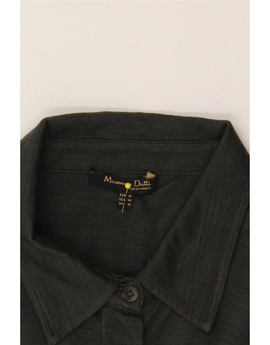 MASSIMO DUTTI Womens Shirt UK 14 Medium Grey Lyocell Vintage Massimo Dutti and Second-Hand Massimo Dutti from Messina Hembry 