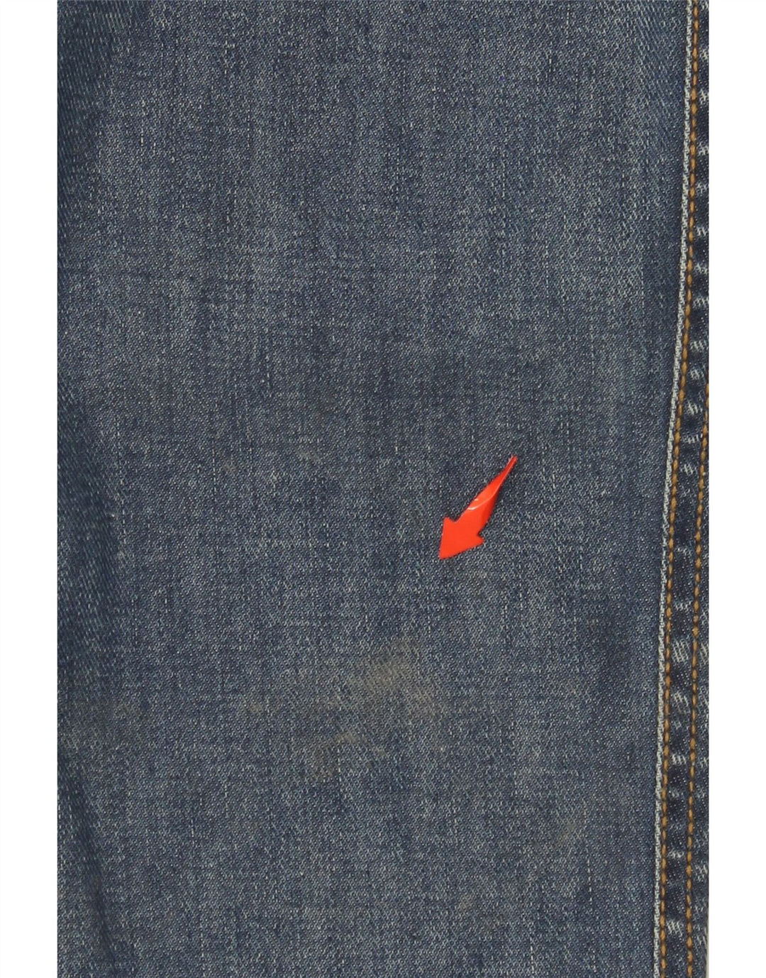 WRANGLER Herren Straight Jeans W34 L34 Blaue Baumwolle