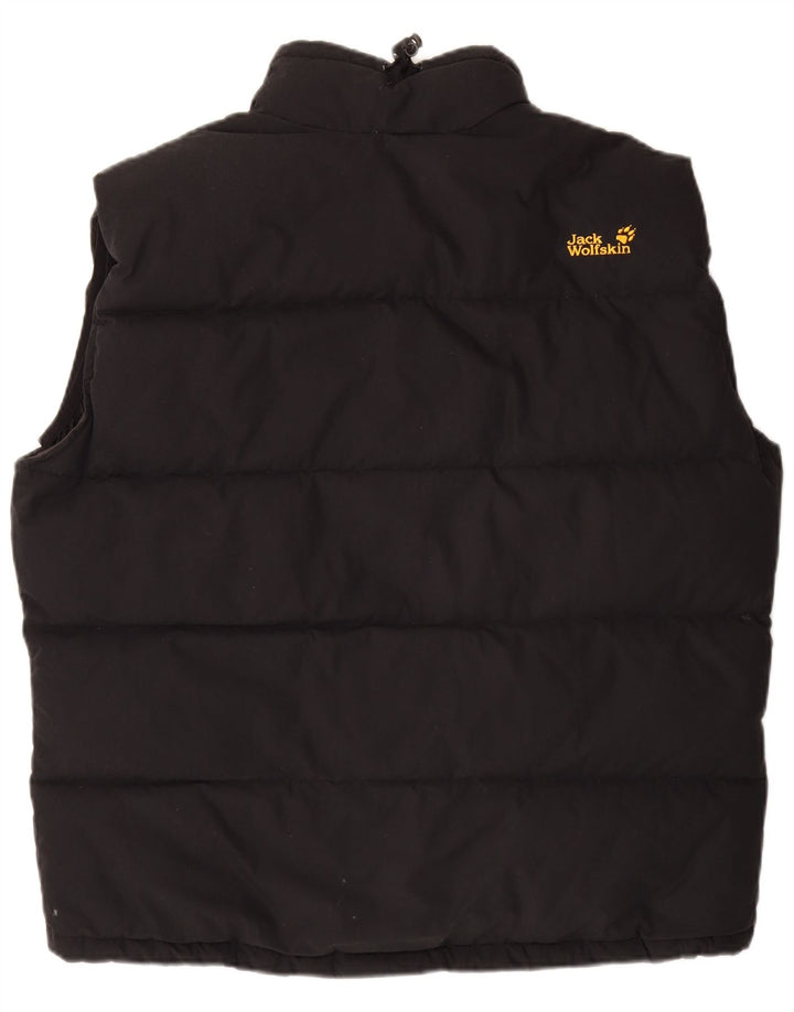 Jack Wolfskin Herren Wattierte Weste UK 42 XL Schwarz Polyester