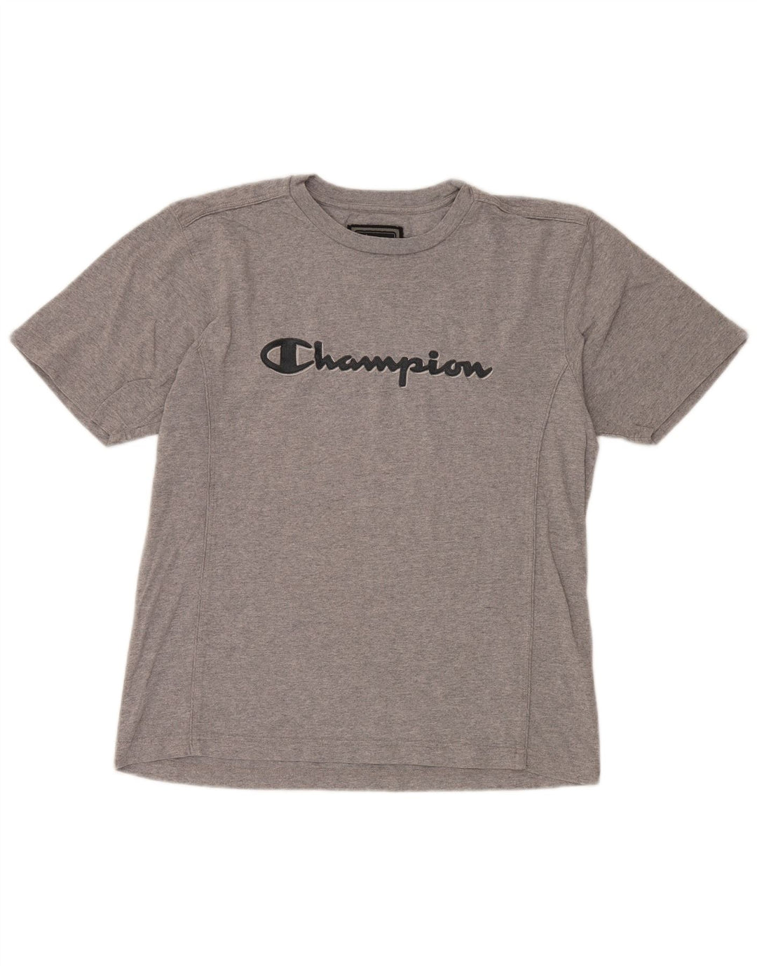CHAMPION Herren-T-Shirt mit Grafik, mittelgraue Baumwolle