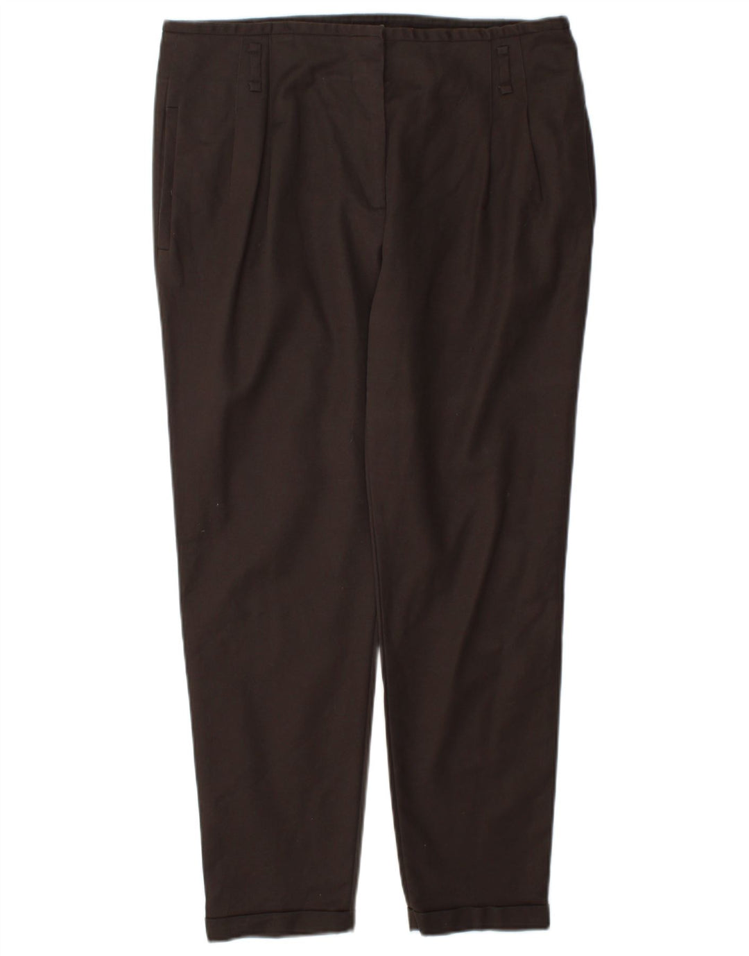 Zara Damen Pegged Chino-Hose, Größe L, W34, L27, Braun