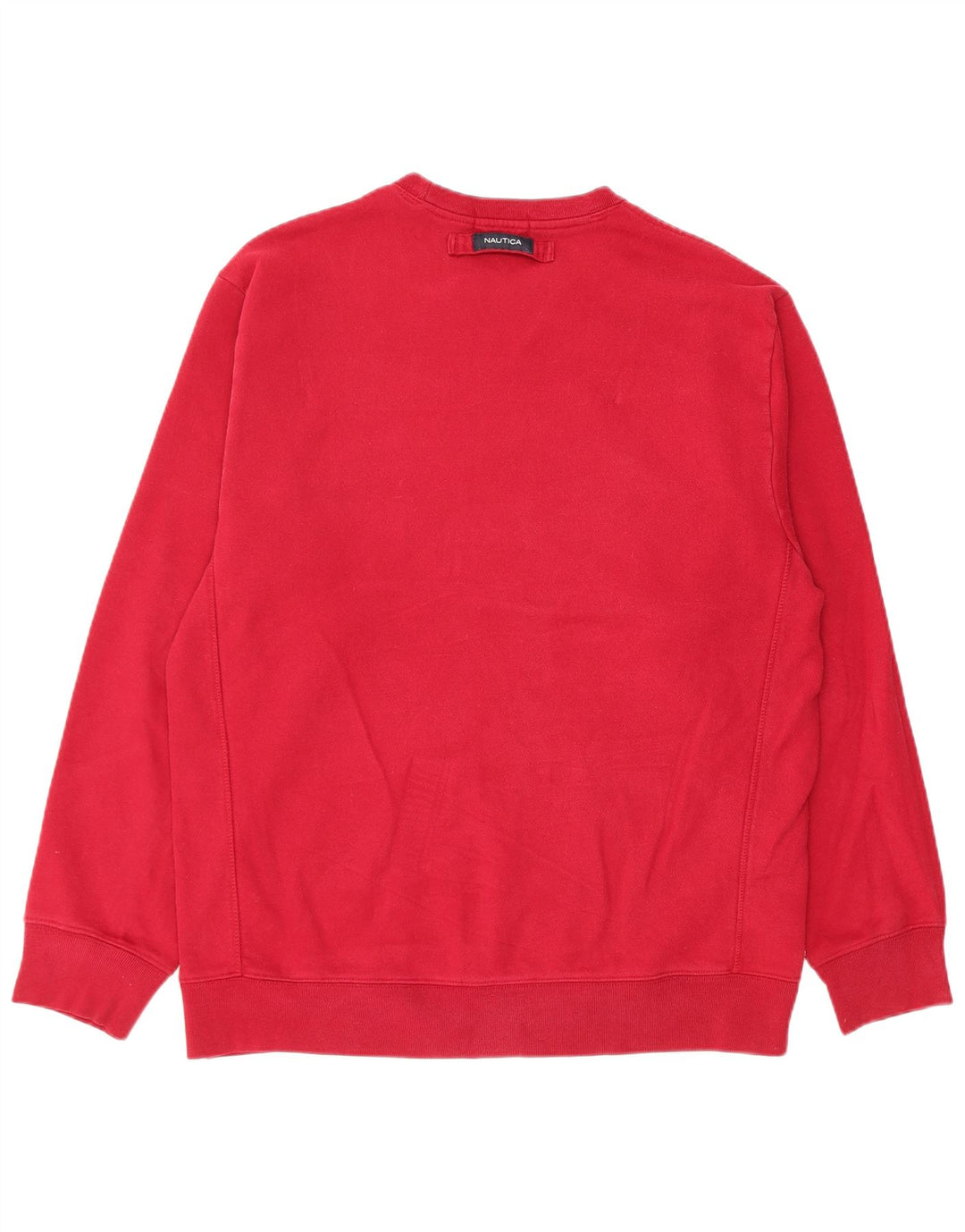 Nautica Herren Sweatshirt Pullover XL Rot Baumwolle