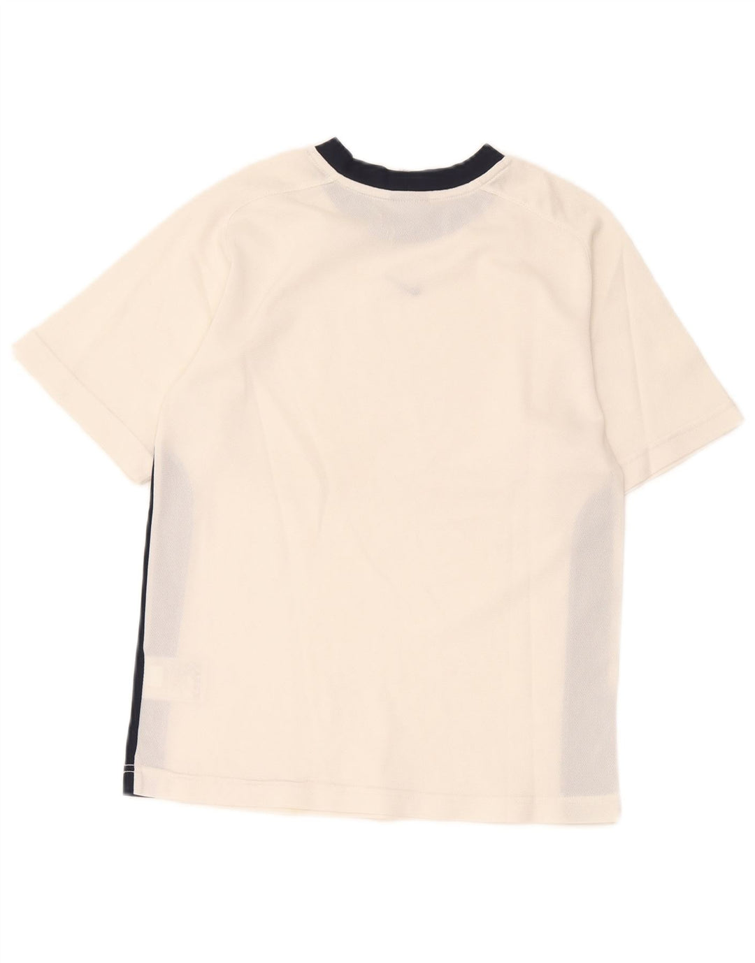 Nike T-Shirt für Jungen, 10–11 Jahre, mittelweißes Farbblock-Polyester