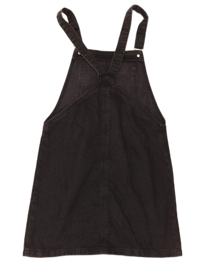 Topshop Denim-Latzkleid für Damen, Größe S, Größe S, Schwarz, Polyester