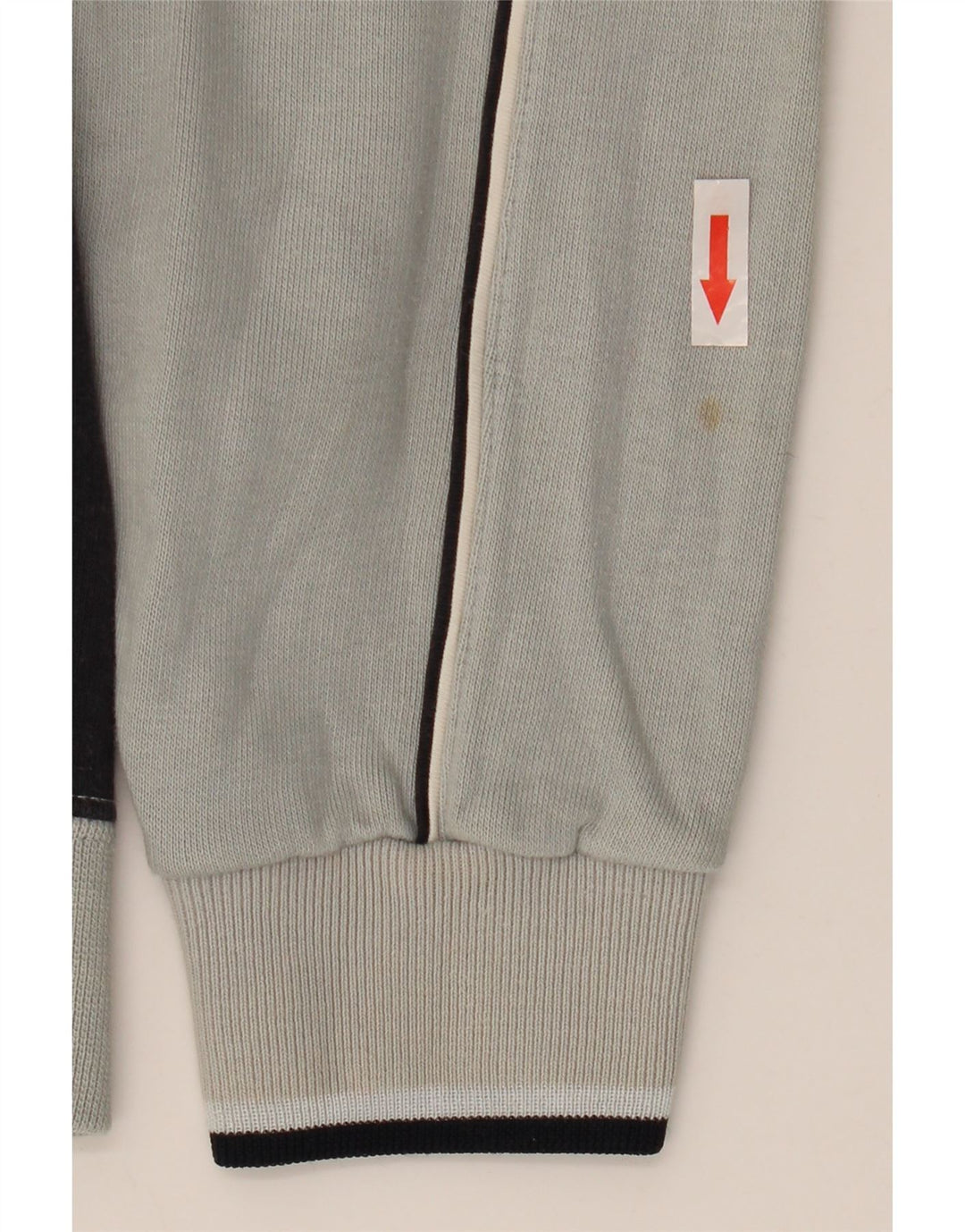 CHAMPION Herren-Trainingsanzug-Oberteil, Jacke, Größe S, Grau, Colourblock-Baumwolle