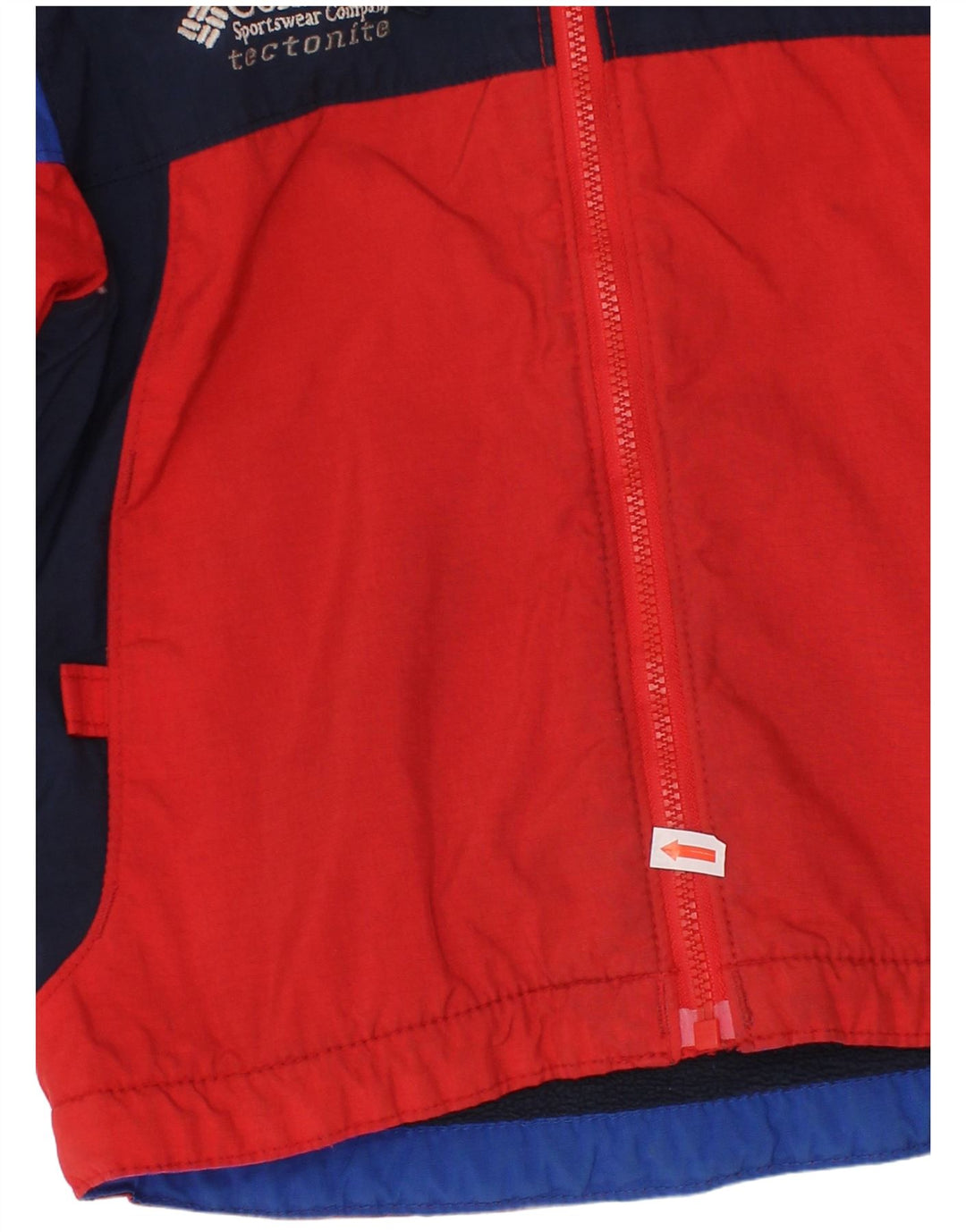 COLUMBIA Windjacke mit Kapuze für Jungen, 2–3 Jahre, rotes Farbblockdesign