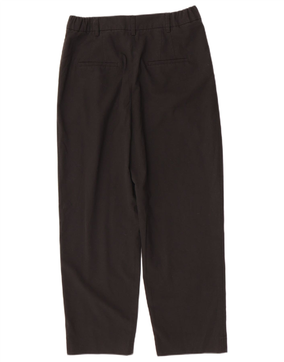 ZARA Damen Hose mit Zapfen, kurz geschnitten, Größe S, W26, L25, Schwarz