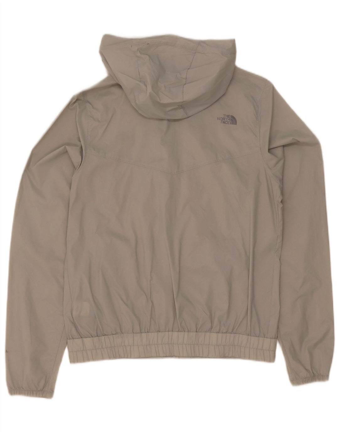 The North Face Womens Hooded Oversized Rain Jacket UK 10 Small Graues Nylon