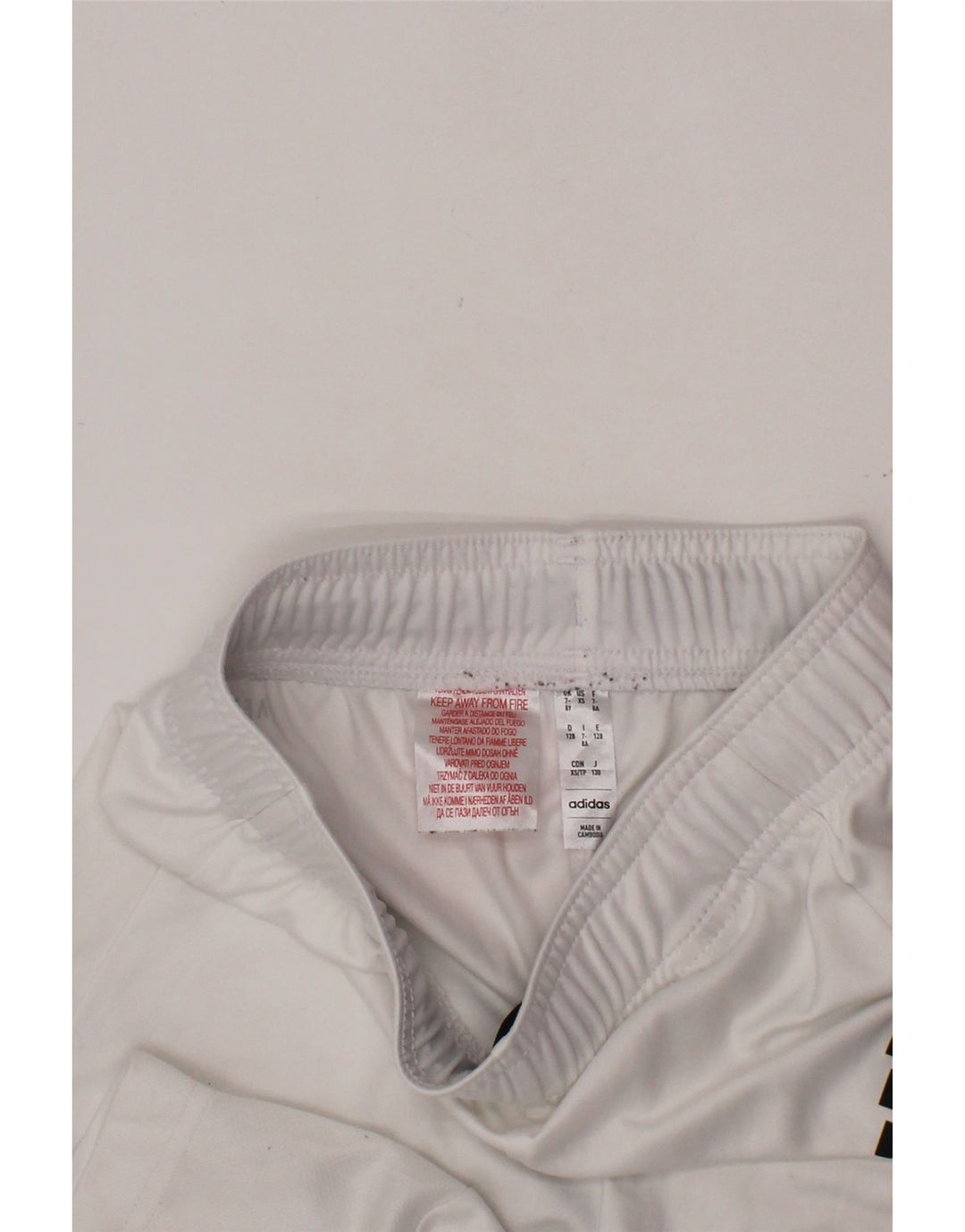 ADIDAS Aeroready Sportshorts für Jungen, 7–8 Jahre, weißes Polyester