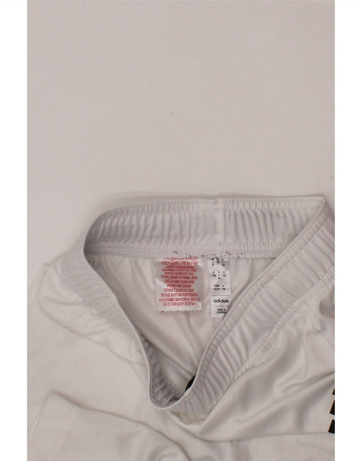 ADIDAS Aeroready Sportshorts für Jungen, 7–8 Jahre, weißes Polyester