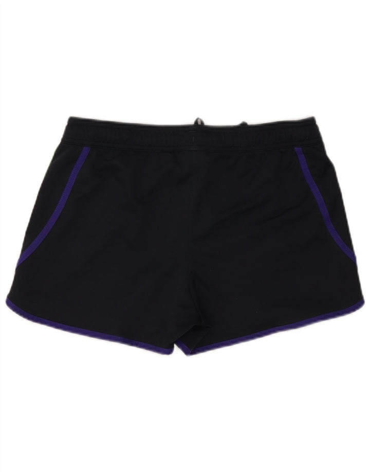 Adidas Damen Sportshorts UK 8/10 Small Graues Colourblock-Polyester