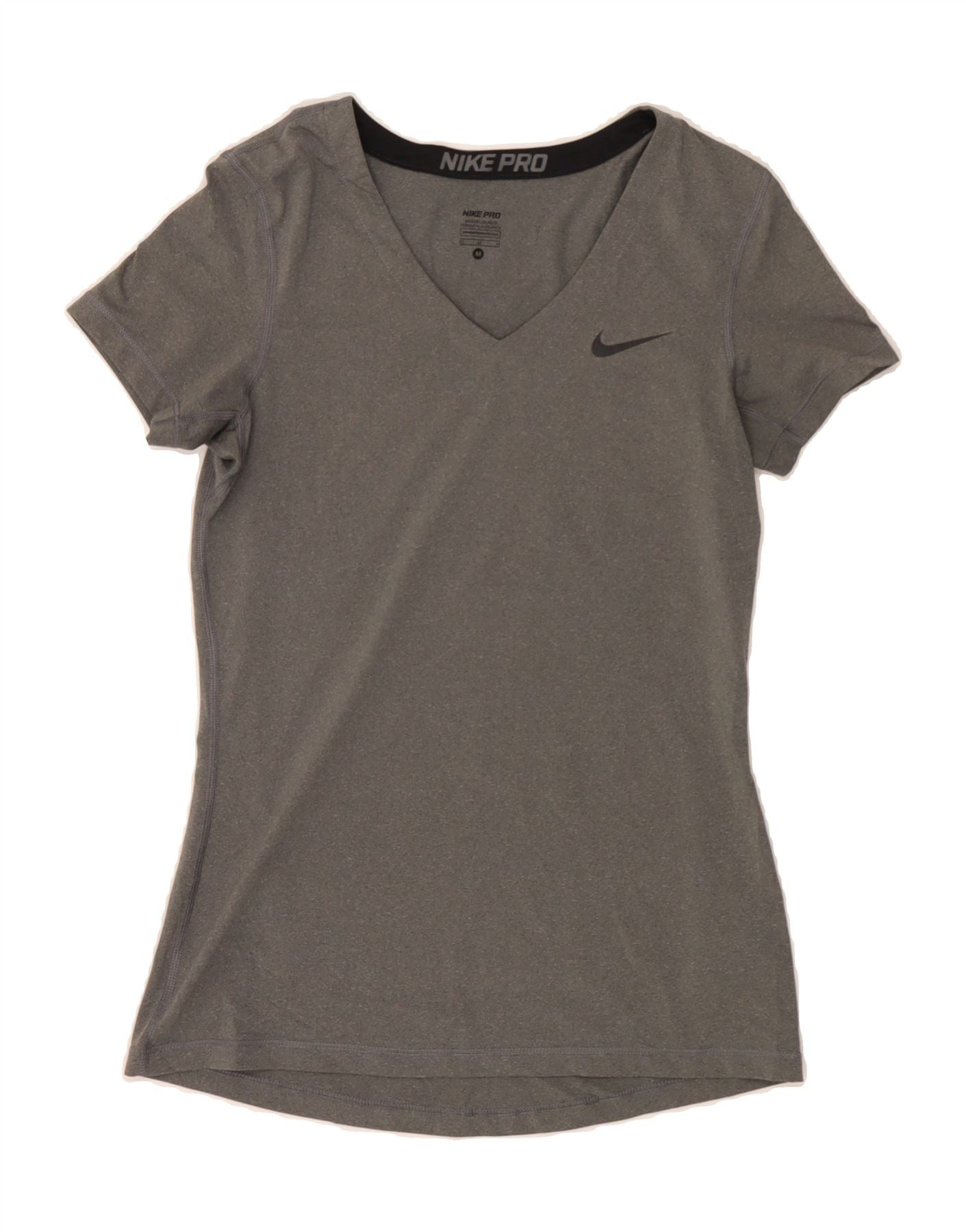 NIKE Womens T-Shirt Top UK 12 Medium Grey Polyester Vintage Nike and Second-Hand Nike from Messina Hembry 