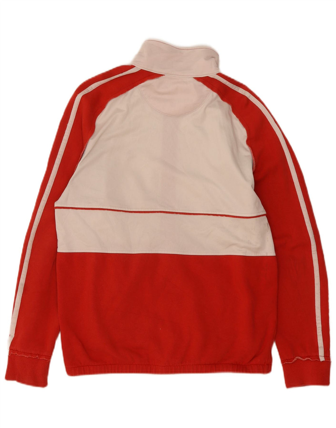French Connection Damen-Trainingsanzug-Top-Jacke, UK 16, Größe L, Rot, Farbblock