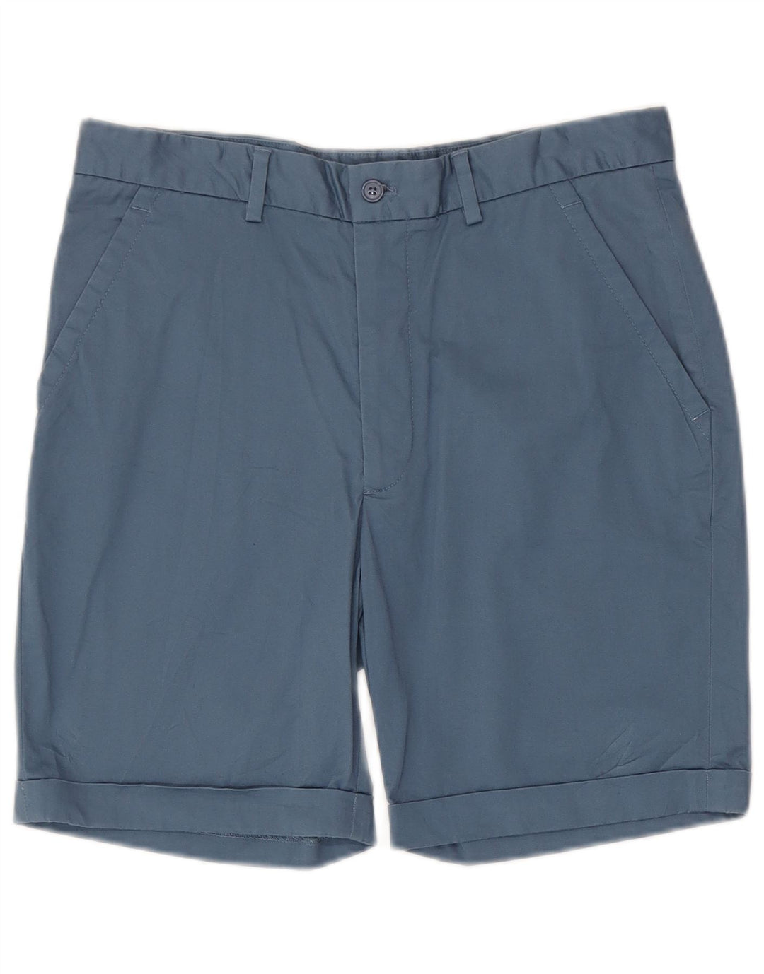 Zara Herren Chinoshorts EU 40 Medium W31 Blaue Baumwolle