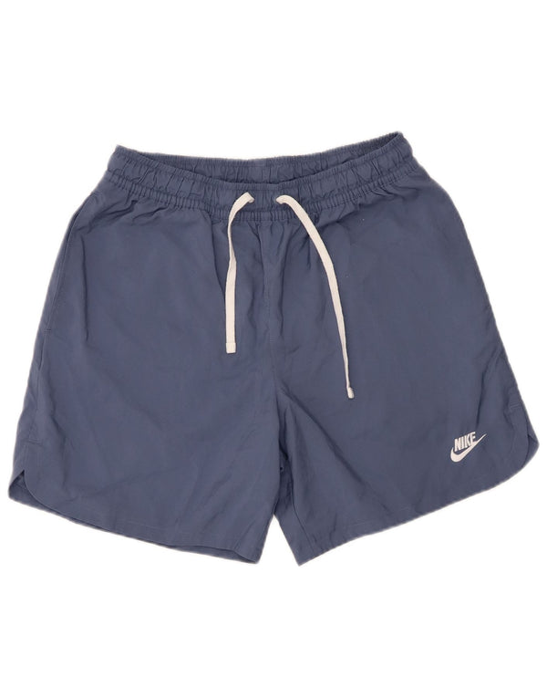 Nike Herren-Badeshorts aus mittelblauem Polyester