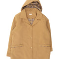 DAMART Womens Hooded Overcoat UK 20 2XL  Beige Polyester Vintage Damart and Second-Hand Damart from Messina Hembry 