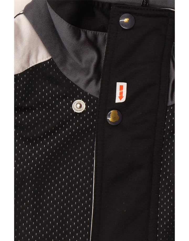 CHAMPION Herren-Trainingsanzugoberteil mit Grafik, XL, Schwarz, Farbblock