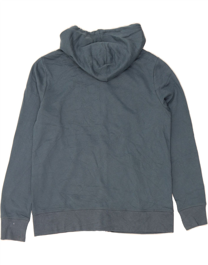 REEBOK Mens Zip Hoodie Sweater Medium Blue Vintage Reebok and Second-Hand Reebok from Messina Hembry 