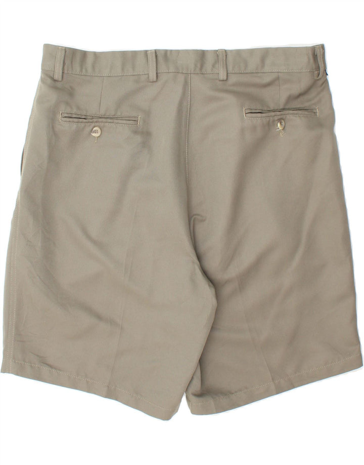DOCKERS Mens Pegged Chino Shorts W38 XL Green Chevron Polyester Vintage Dockers and Second-Hand Dockers from Messina Hembry 