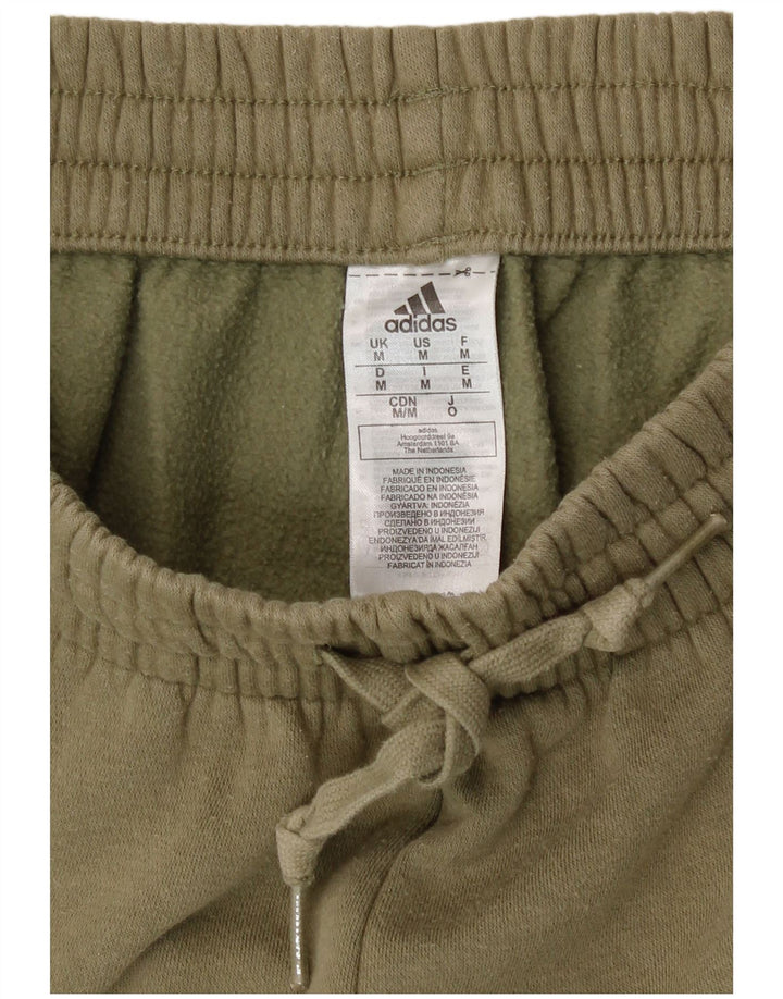 Adidas Herren-Trainingshose, Jogginghose, mittlere Khaki-Baumwolle
