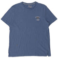 Fat Face Herren-T-Shirt mit Grafik, Größe L, aus blauer Baumwolle