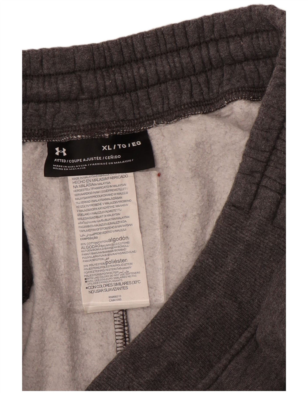 Under Armour Herren-Trainingsanzughose, Jogginghose, XL, Grau, Baumwolle