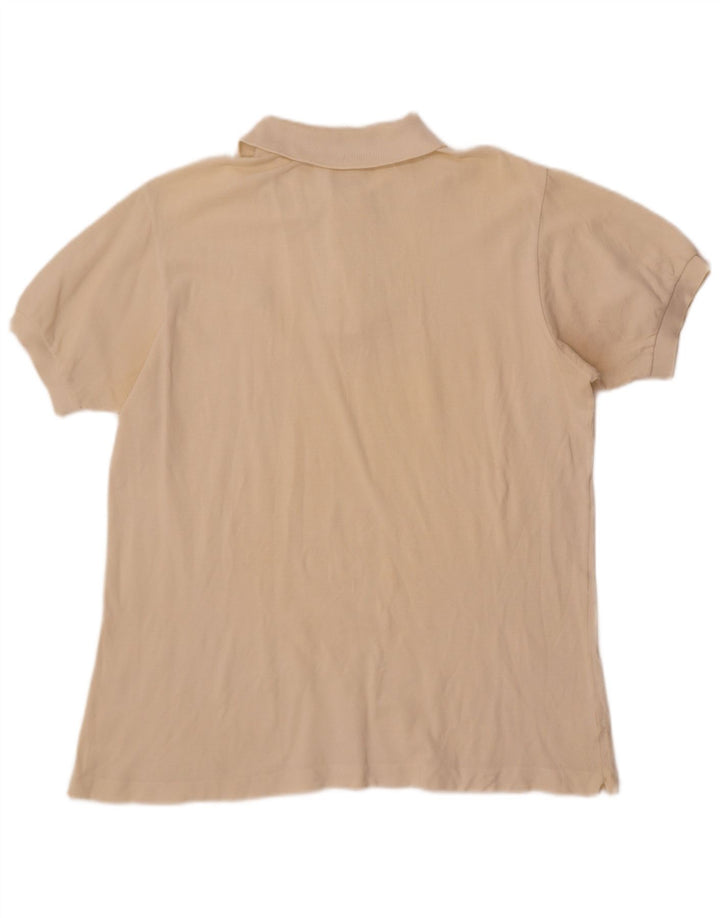 Lacoste Herren-Poloshirt, Größe 6 XL, weiße Baumwolle